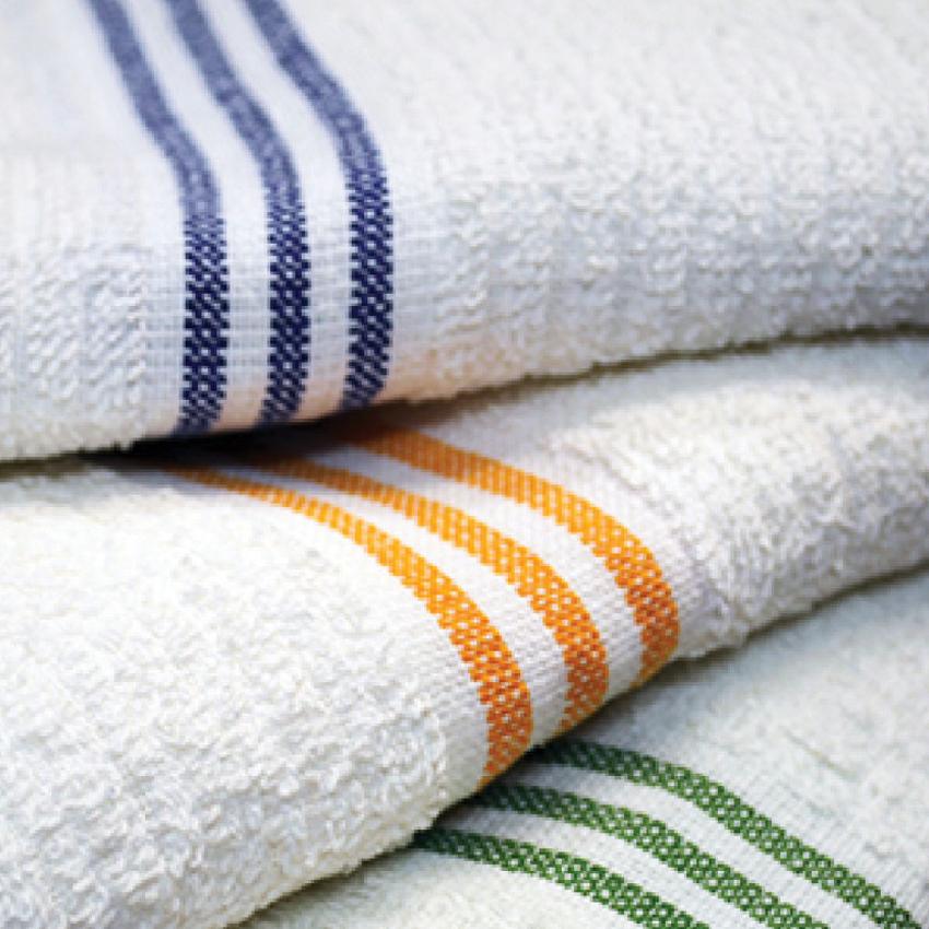 Three Stripe Pool Towels