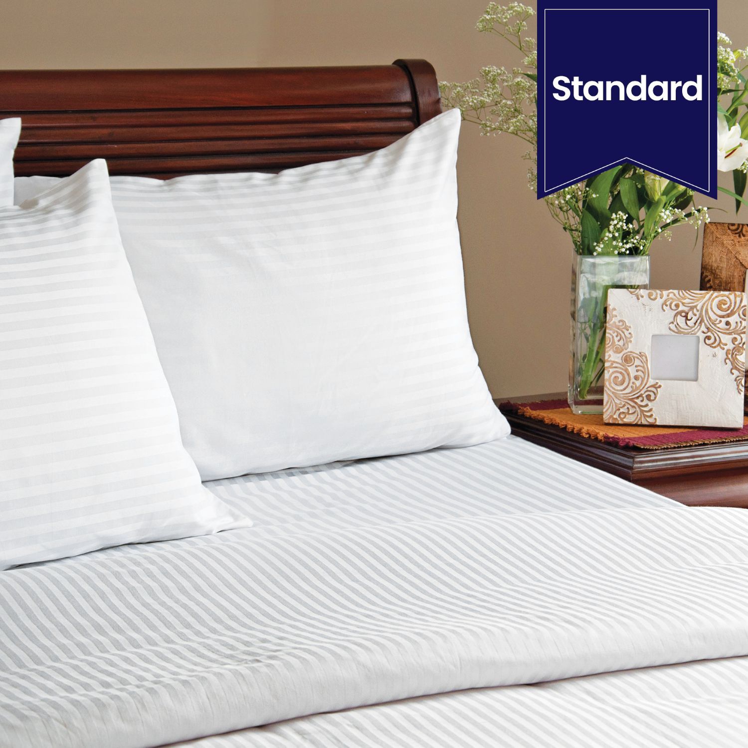 Swiss Stripes T-250 Standard Pillowcase 42x36